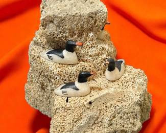 Inuit Carving Common Merganser