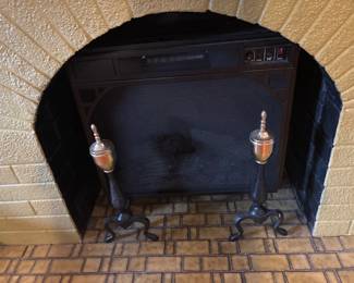 Electric fireplace insert