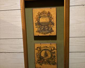 Vintage framed artwork