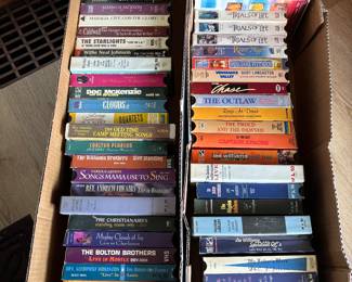 VHS AND DVDs