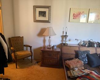 misc lamps & chairs