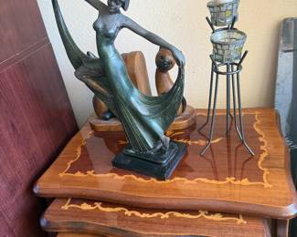 bronze & stackig tables
