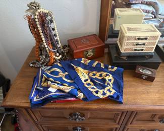 some costume jewelry ( will be sold in large bags)