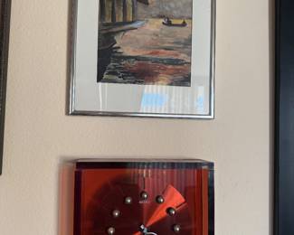 print and clock