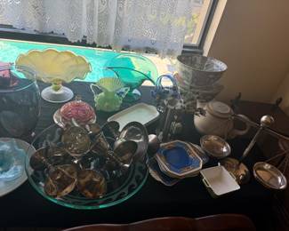 vintage murano & crystal