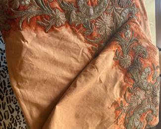 Embroidered silk tapestry - several in the home