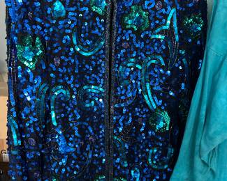 This jacket is a stunner all original 80s shoulder pads to prove it