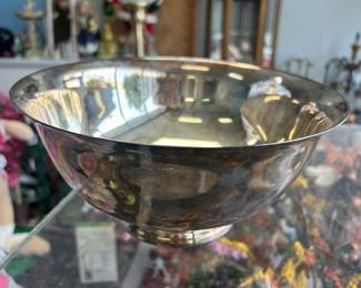 Silver plate bowl