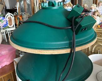 Two Christmas tea tree rotating tree stands real nice and sturdy