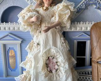 Beautifully costume, modern contemporary doll