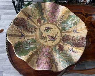Modern Satsuma reticulated plate
