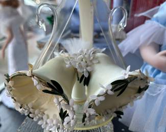 Vintage wedding cake topper