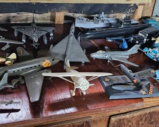 VTG model planes, cars, and ships
