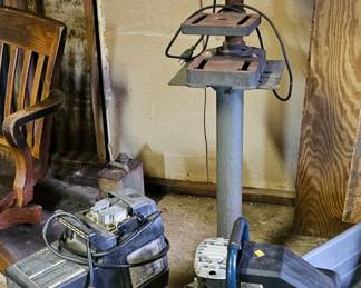 Air compressors and drill press