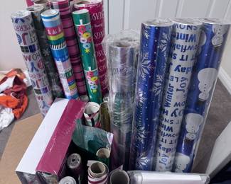 Lots of wrapping paper