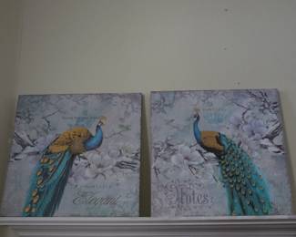 Peacock Canvas Prints