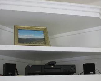 DVD Player, Cube Speakers