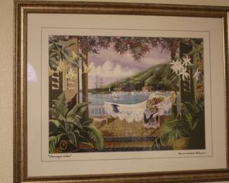 "Champagne Wishes" By Sharie Hatchett Bohlmann Lithograph