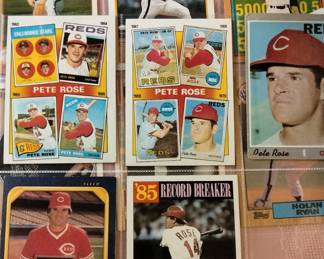 Vintage Sports Cards, Pete Rose, Nolan Ryan