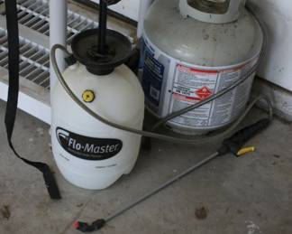 Propane Tank, Sprayer