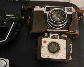 Vintage Konika Camera, Kodak Brownie