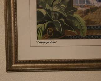 "Champagne Wishes" By Sharie Hatchett Bohlmann Lithograph