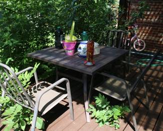 Metal Patio Table & Chairs