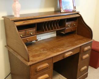 Vintage Roll Top Desk