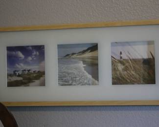 Seaside Triptych, Framed Beach Prints