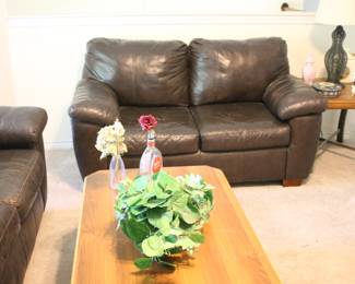 Leather Couch & Loveseat