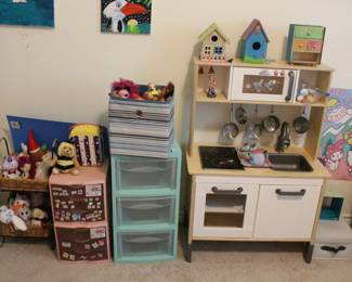 Toys, Organizer, Play Kitchen