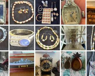 HAWAII KAI MENAGERIE CTBids Online Auction • Bidding Ends 08/14/25 • Pickup 08/16/25   This estate auction features fine and vintage costume jewelry, beautiful furniture, collectible sculptures, art, a collection of vintage clocks, collectibles, trinkets and decor, stylish clothing, Disney figurines, sewing and knitting items including machines, supplies and an overlocker, electronics,household goods and more! Happy bidding!