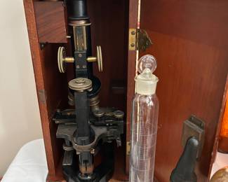 vintage microscope