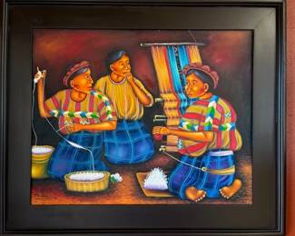 Edgar Danilo Cumes (Guatemala) oil