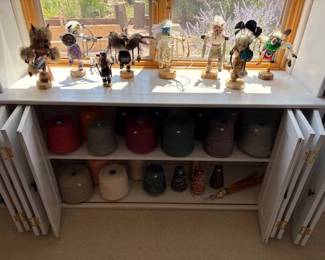 Kachinas and cones of yarns