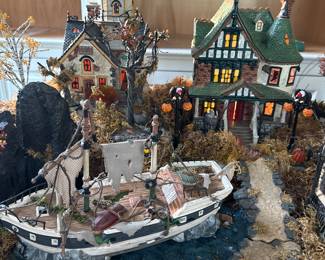 Ghost ship has lights and sound.