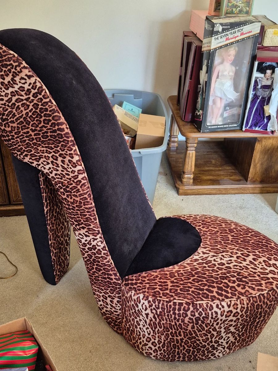 Vintage High Heal Chair