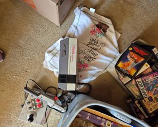 Nintendo with Gun.  Many games