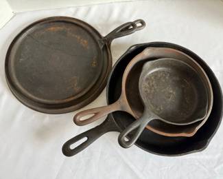Vintage Cast Iron Skillets