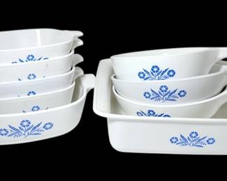Corningware Blue Cornflower Casserole Dishes And Sauce Pans