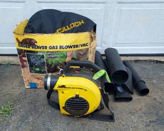 McCullough Eager Beaver Gas Powered Blower Vac