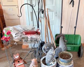 Outdoor Items, Plant Hangers, Bird Houses More