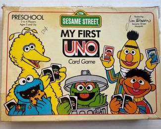 Sesame Street My First Uno Card Game