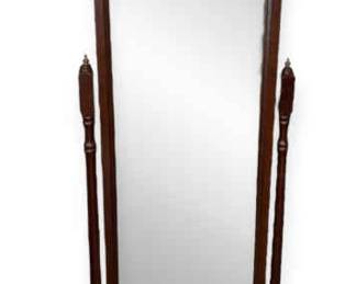 Large Wooden Floor Length Mirror
