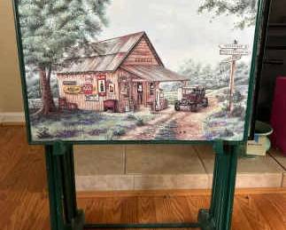 Vintage Mikes Garage TV Trays