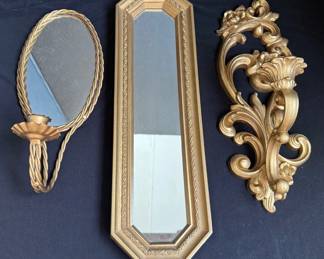 Vintage Gold Wall Decor