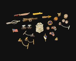 Vintage Pins Tie Clips Some GF One Sterling