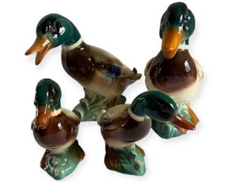 Intake Ceramic Ducks Set Of 4