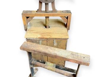Antique Butter Churn Paper Cutter