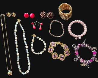 Pink Purple Costume Jewelry
